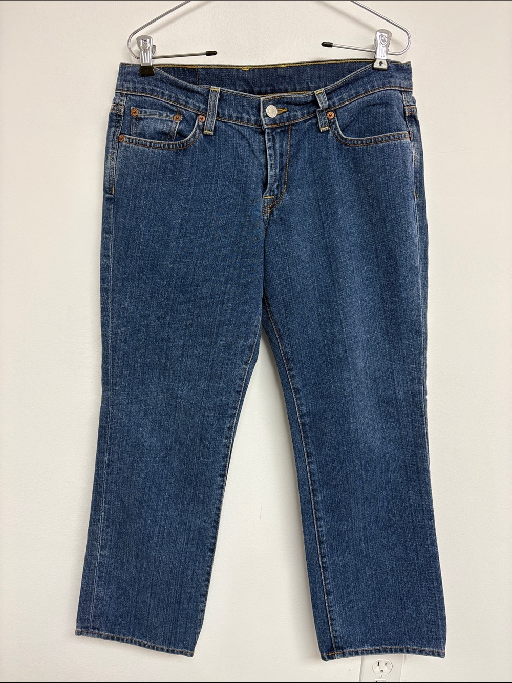 Lucky Brand Sweet N Low Jeans Women’s 6/28 Low Rise Cropped Capri 100% Cotton